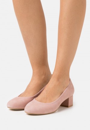 Anna Field Cheapest Leather Mukavuus Classic Heels Naisten Korkokengät Pinkki | FI-1897524-MX