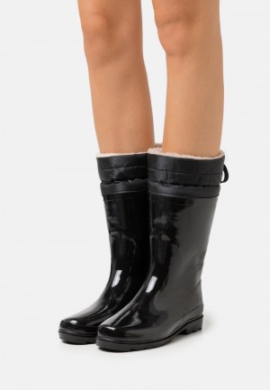 Anna Field Hot Sale Wellies Naisten Saappaat Mustat | FI-4352891-RA