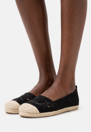 Anna Field Outlet Espadrilles Naisten Matalat Kengät Mustat | FI-2398106-TR