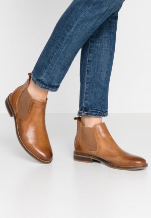 Anna Field Outlet Leather Booties Naisten Nilkkurit Ruskea | FI-0681925-VN