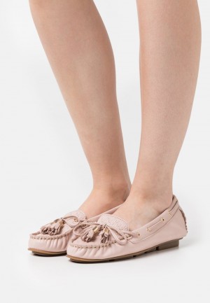 Anna Field Promo Leather Moccasins Naisten Matalat Kengät Pinkki | FI-4035862-HF