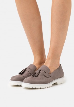 Anna Field Top 10 Slip-Ons Naisten Matalat Kengät Harmaat Ruskea | FI-5106723-HS