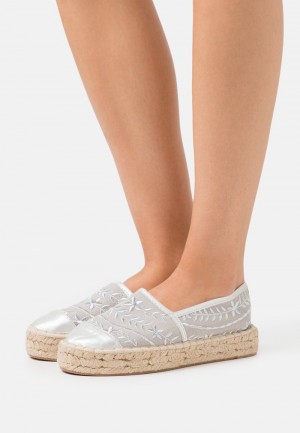 Anna Field Wholesale Espadrilles Naisten Matalat Kengät Hopea | FI-6793820-ER