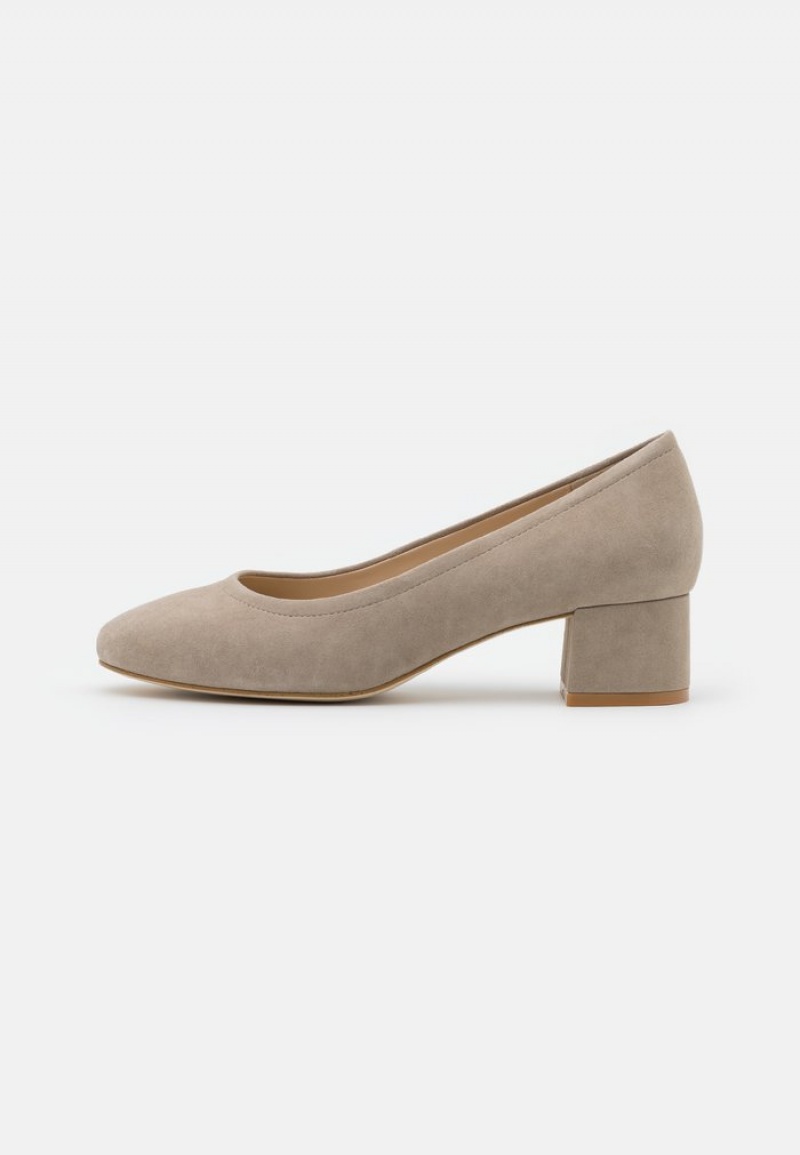 Anna Field Best Deal Leather Mukavuus Classic Heels Naisten Korkokengät Harmaat | FI-5283609-LA