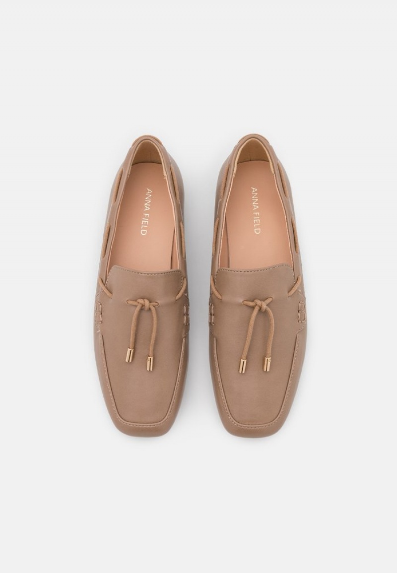 Anna Field Best Deal Slip-Ons Naisten Matalat Kengät Harmaat Ruskea | FI-4182795-CL