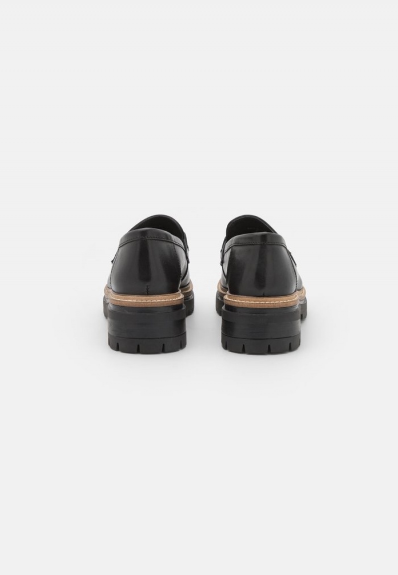 Anna Field Best Pirce Leather Slip-Ons Naisten Matalat Kengät Mustat | FI-5623870-HE