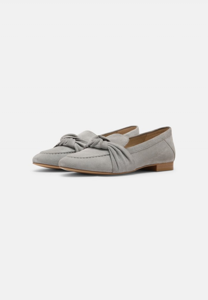 Anna Field Best Pirce Leather Slip-Ons Naisten Matalat Kengät Sininen | FI-7653192-CH