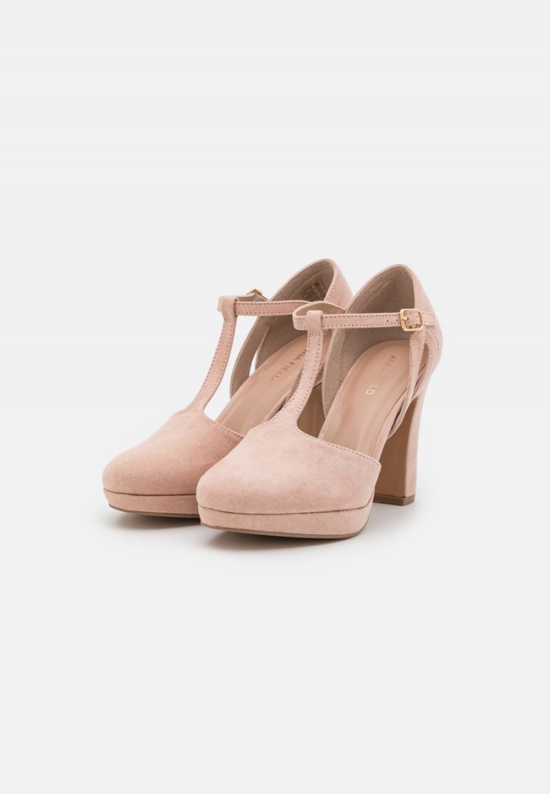 Anna Field Best Pirce Platform Heels Naisten Korkokengät Vaaleanpinkki | FI-6934852-CY