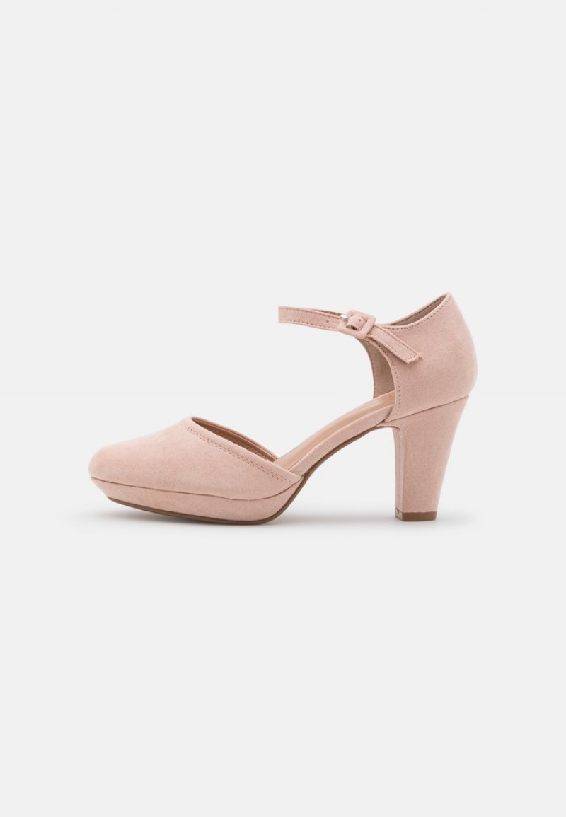 Anna Field Best Reviews Of Platform Heels Naisten Korkokengät Vaaleanpinkki | FI-5186274-GV