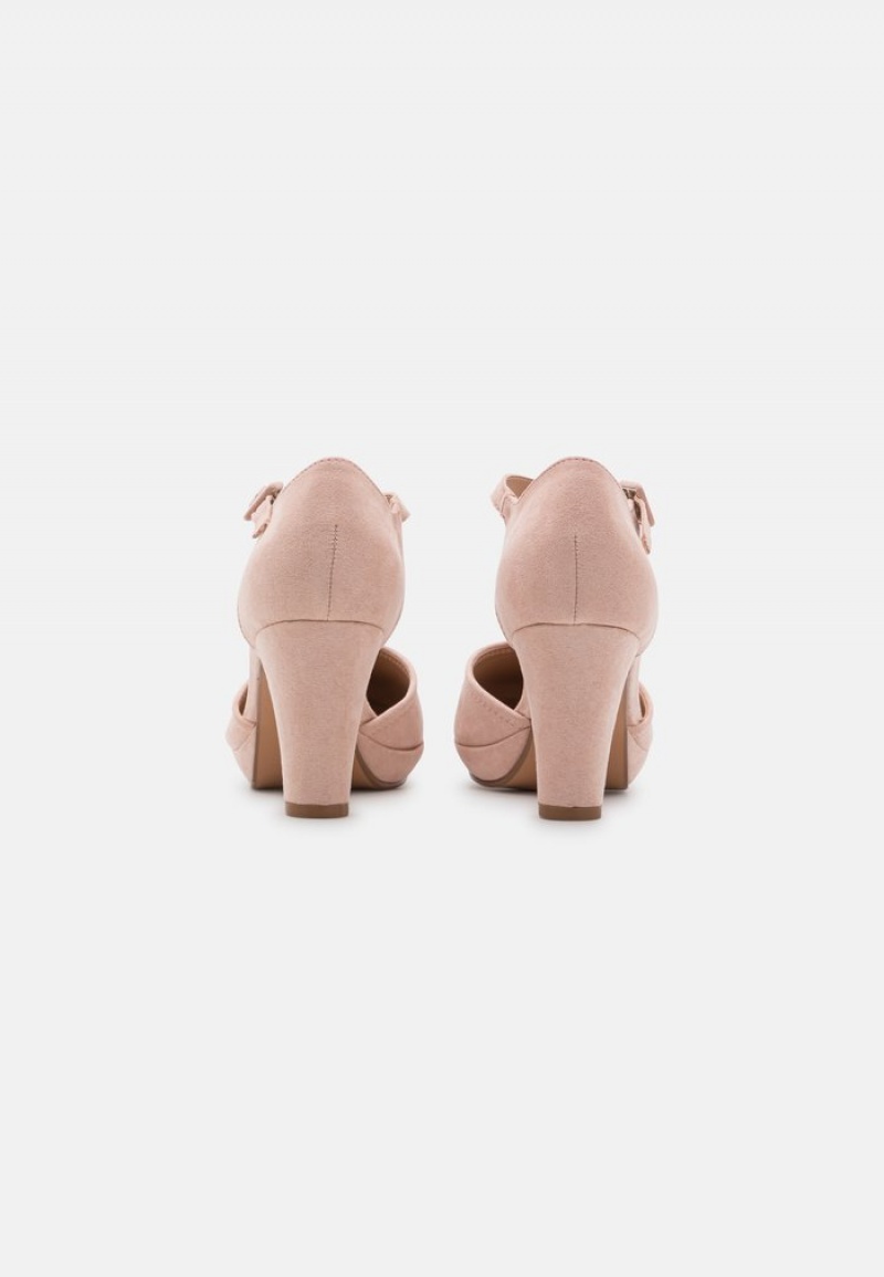 Anna Field Best Reviews Of Platform Heels Naisten Korkokengät Vaaleanpinkki | FI-5186274-GV