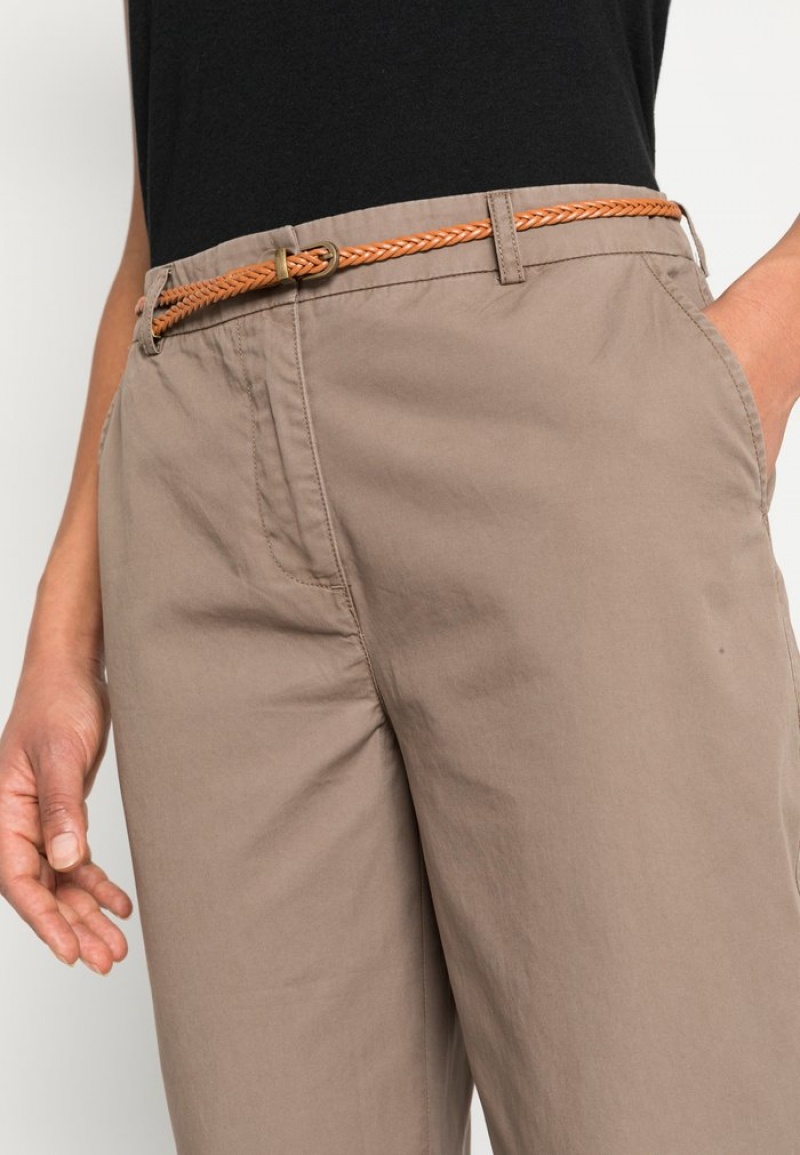 Anna Field Best Sale Naisten Chino Housut Harmaat Ruskea | FI-7153609-GX