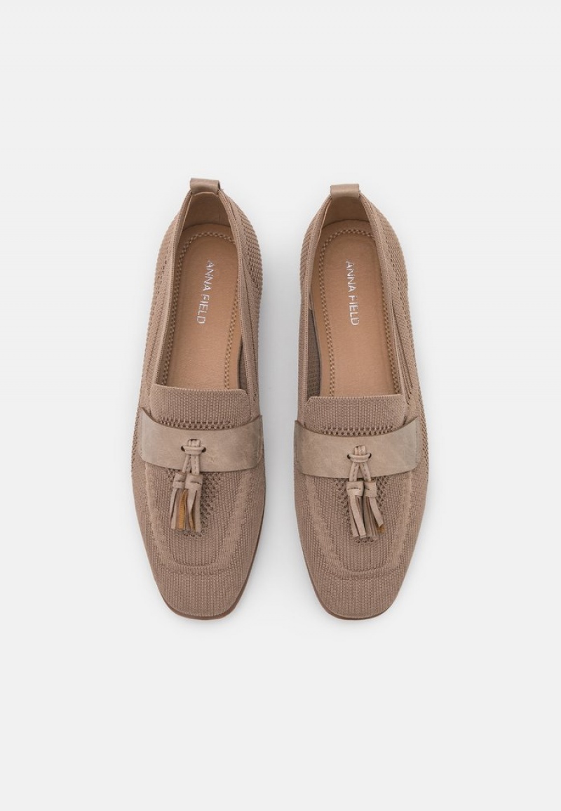 Anna Field Best Sale Slip-Ons Naisten Matalat Kengät Harmaat Ruskea | FI-1354298-DH