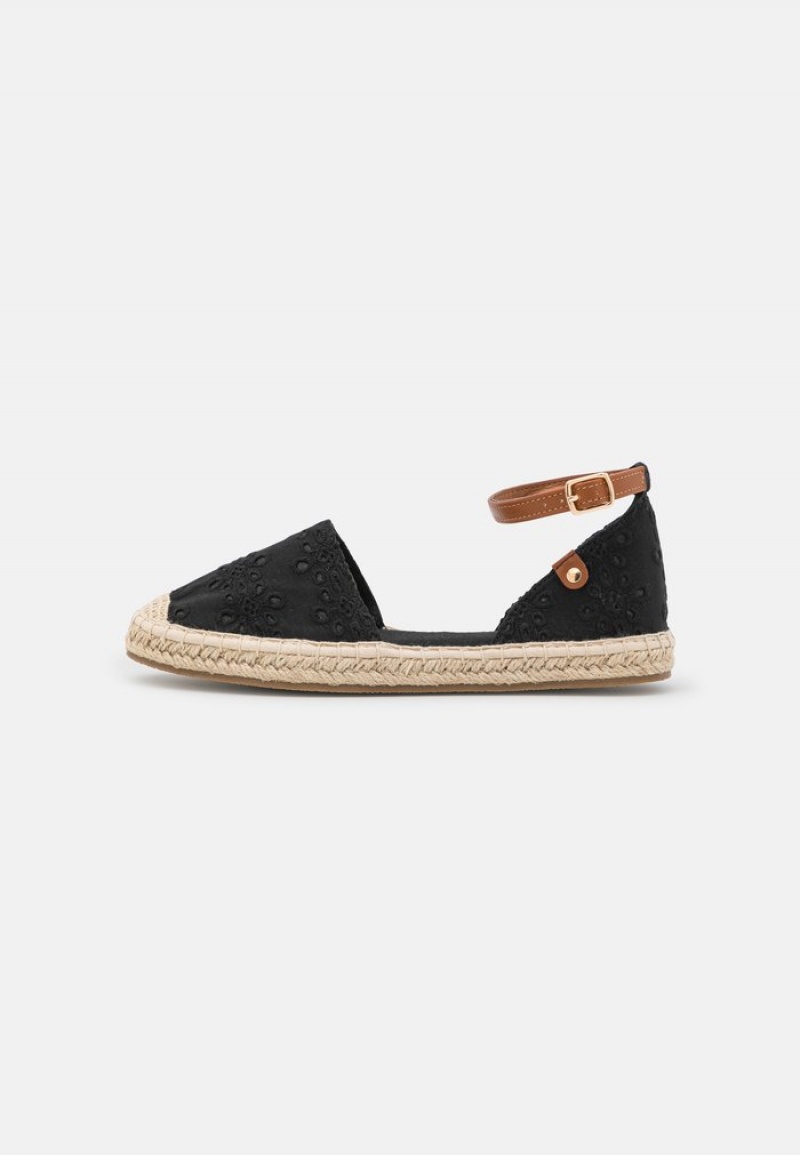 Anna Field Brand New Espadrilles Naisten Matalat Kengät Mustat | FI-0284397-NU