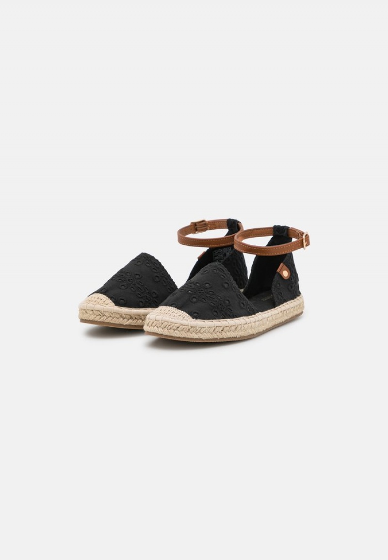 Anna Field Brand New Espadrilles Naisten Matalat Kengät Mustat | FI-0284397-NU