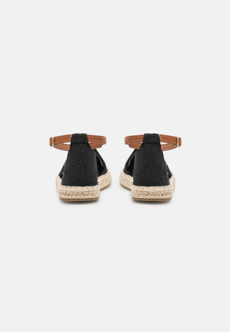 Anna Field Brand New Espadrilles Naisten Matalat Kengät Mustat | FI-0284397-NU