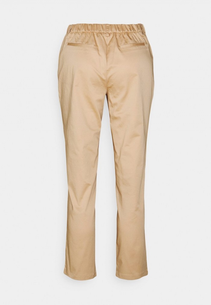 Anna Field Budget Basic Naisten Chino Housut Beige | FI-3712865-TW