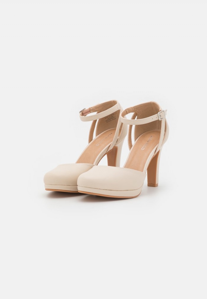 Anna Field Budget High Heels Naisten Korkokengät Beige | FI-6859012-FM