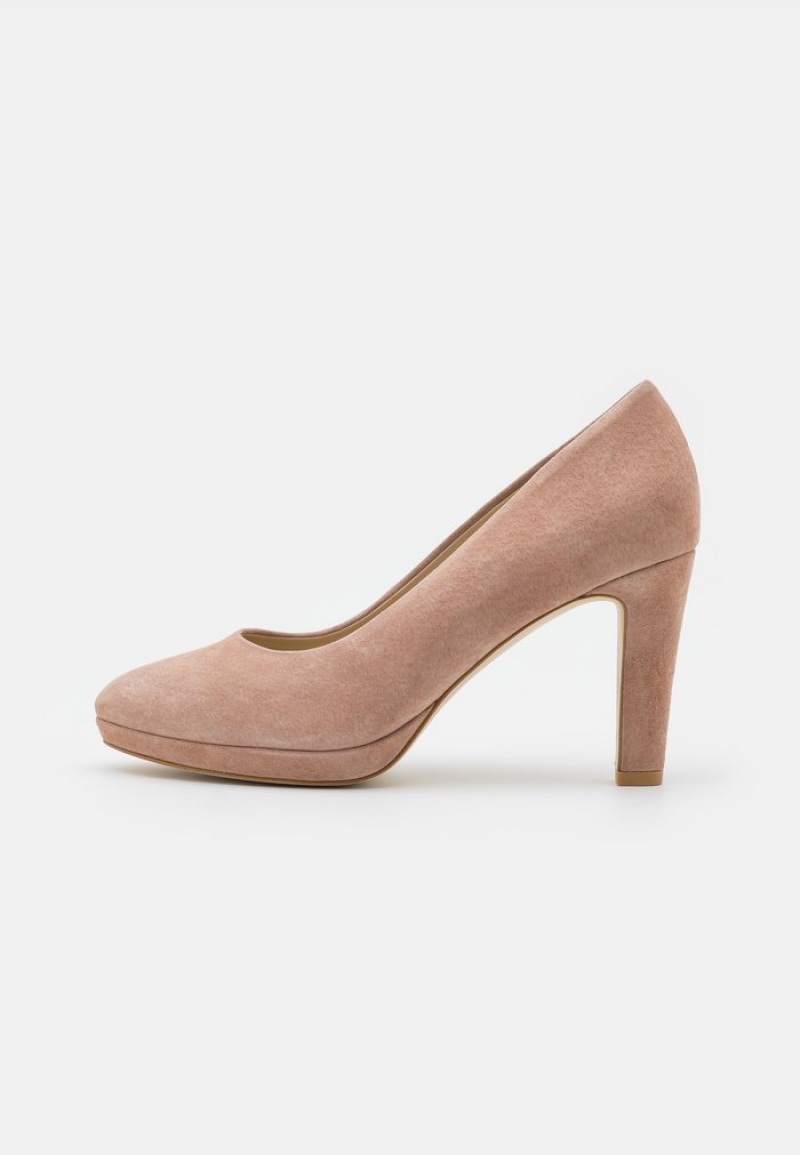 Anna Field Budget Leather Mukavuus High Heels Naisten Korkokengät Beige | FI-3467198-PN