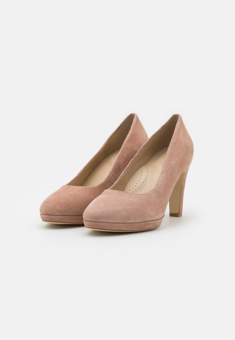 Anna Field Budget Leather Mukavuus High Heels Naisten Korkokengät Beige | FI-3467198-PN