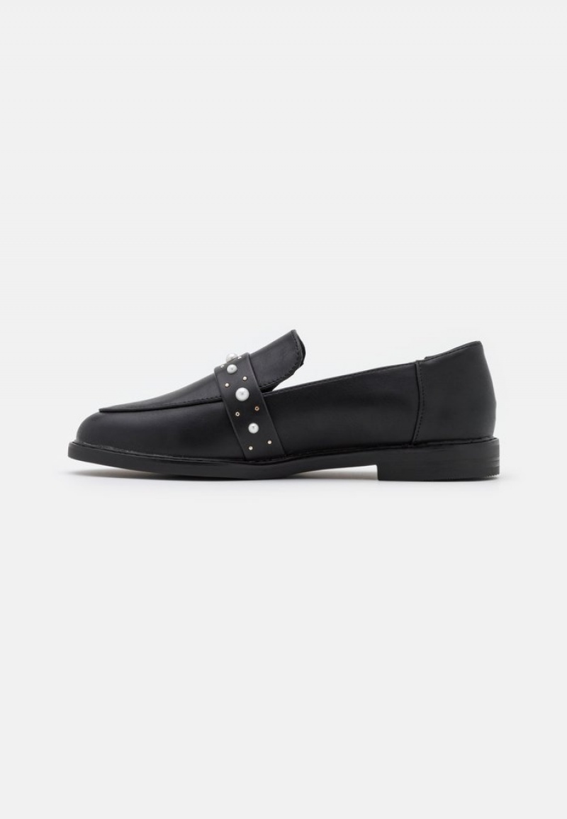 Anna Field Budget Slip-Ons Naisten Matalat Kengät Mustat | FI-6342108-WK