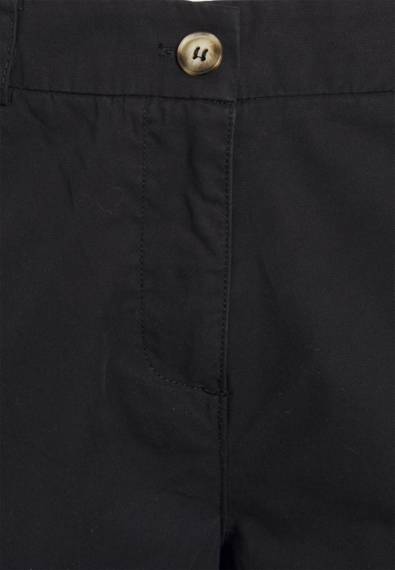 Anna Field Budget Vapaa-ajan Washed Naisten Chino Housut Mustat | FI-3027459-RW