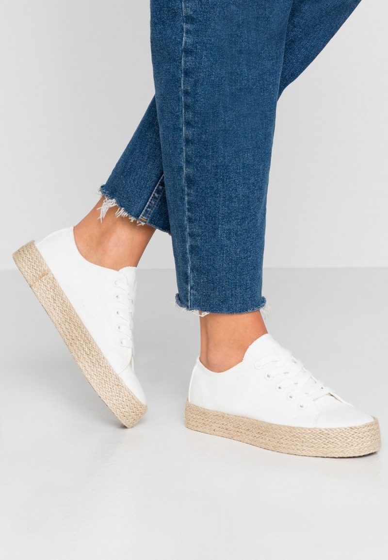 Anna Field Buy Espadrilles Naisten Matalat Kengät Valkoinen | FI-8413092-ZW