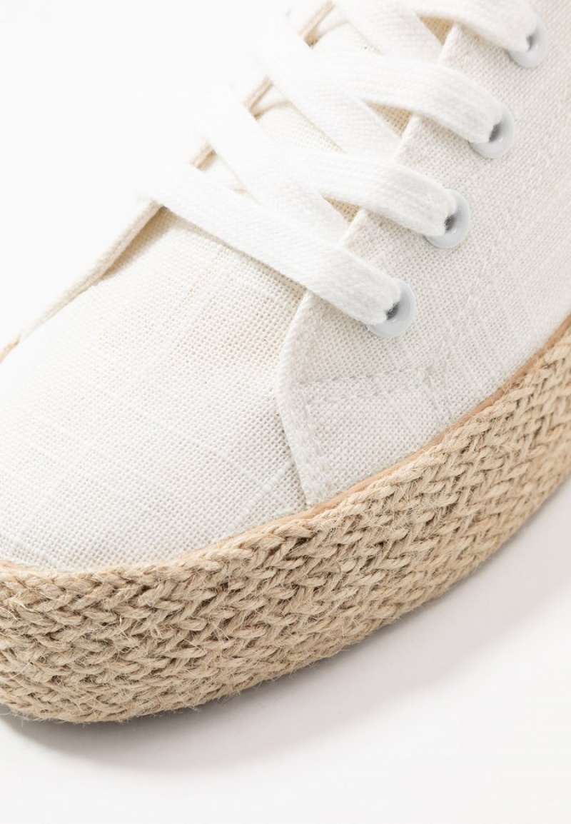 Anna Field Buy Espadrilles Naisten Matalat Kengät Valkoinen | FI-8413092-ZW