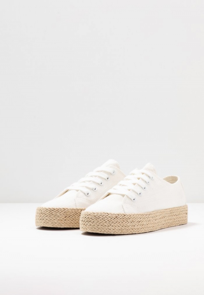 Anna Field Buy Espadrilles Naisten Matalat Kengät Valkoinen | FI-8413092-ZW