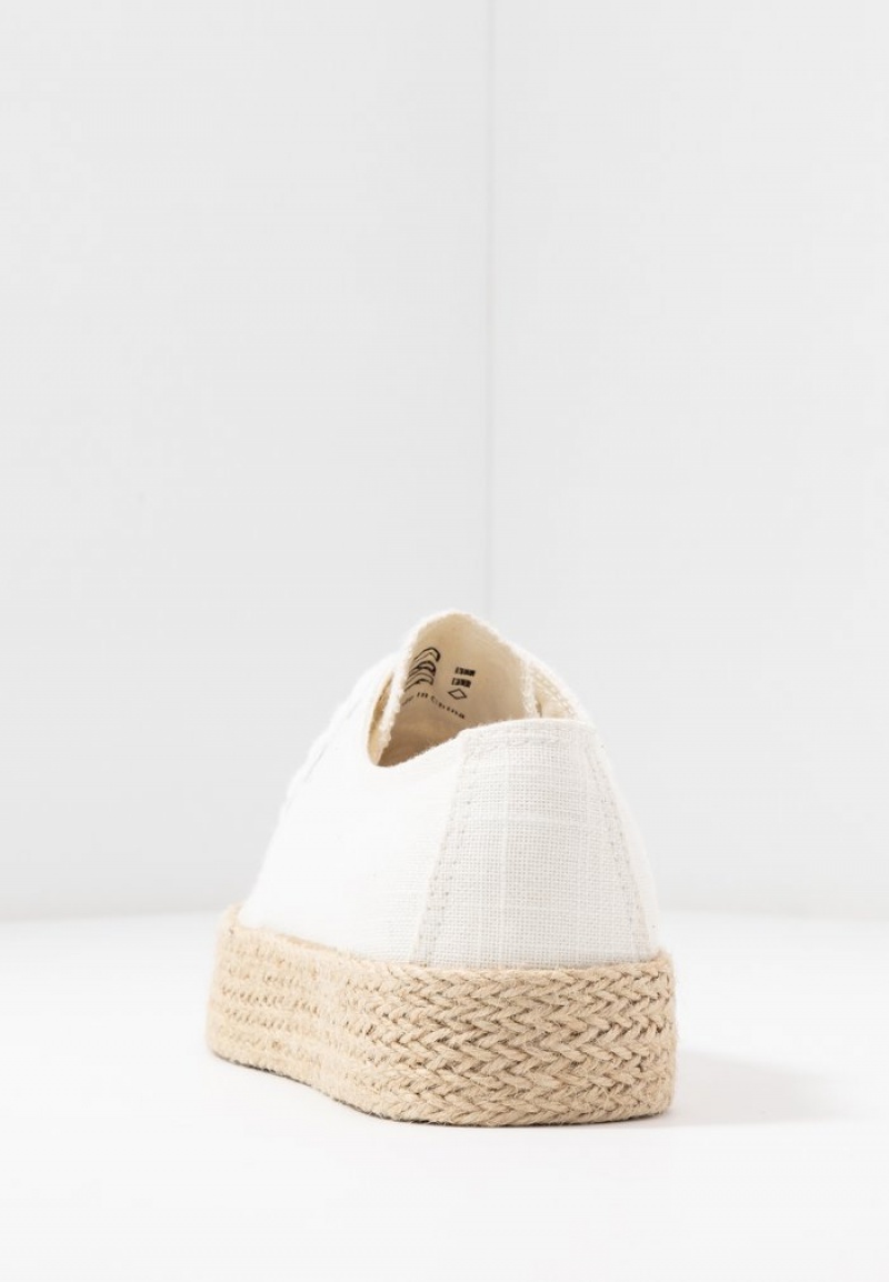 Anna Field Buy Espadrilles Naisten Matalat Kengät Valkoinen | FI-8413092-ZW