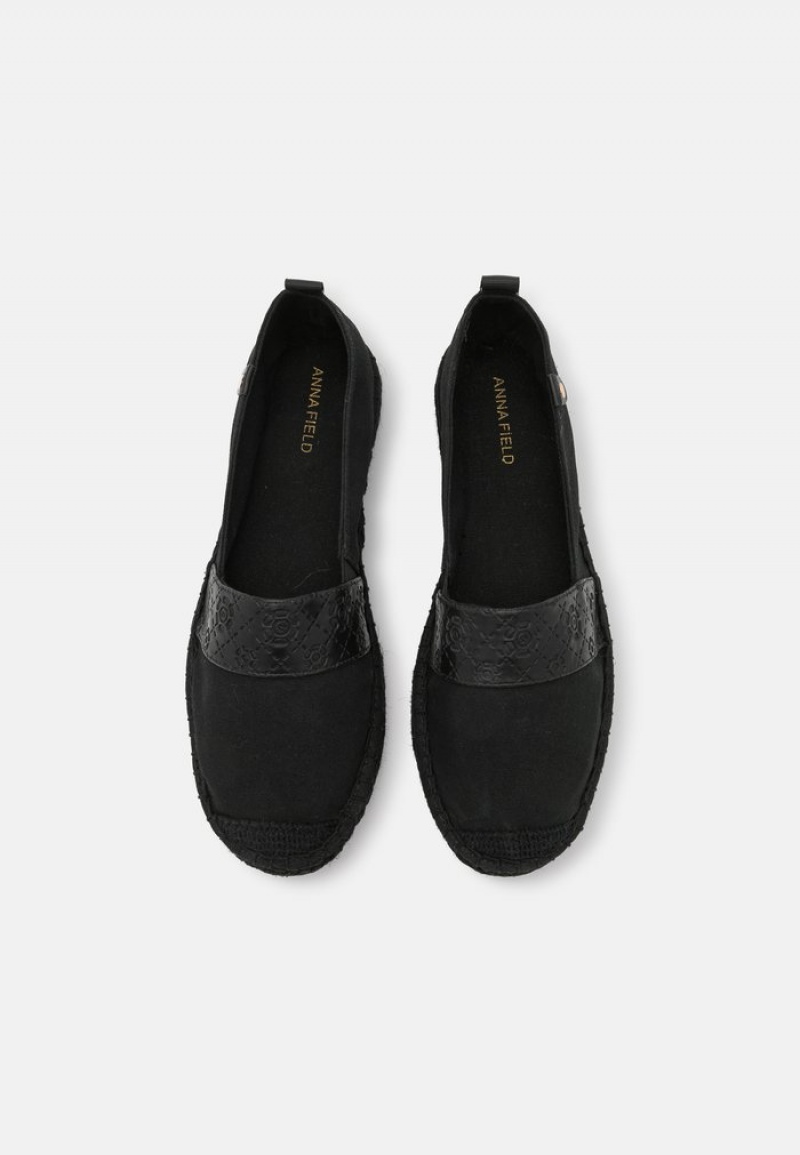 Anna Field Buy Slip-Ons Naisten Matalat Kengät Mustat | FI-8509327-GU