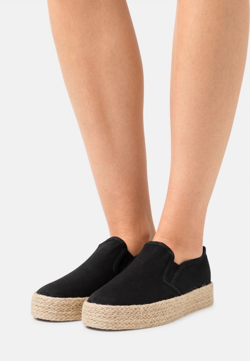 Anna Field Cheap Espadrilles Naisten Matalat Kengät Mustat | FI-2015948-BG