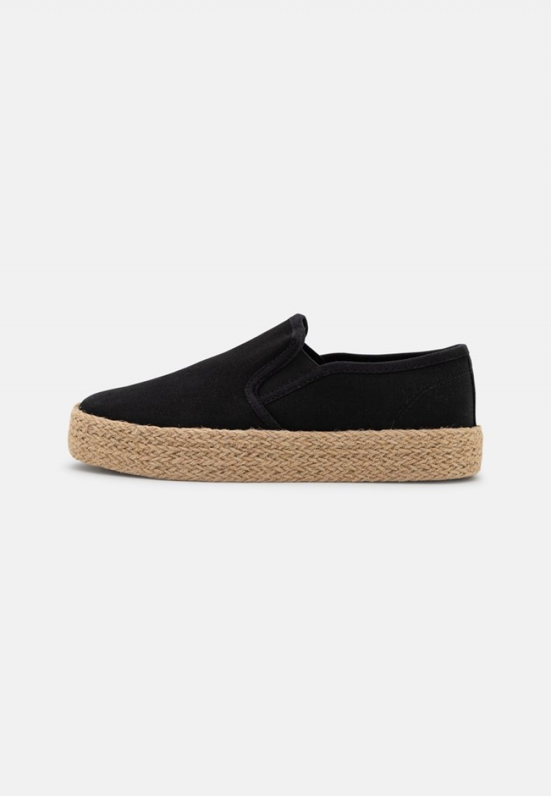 Anna Field Cheap Espadrilles Naisten Matalat Kengät Mustat | FI-2015948-BG