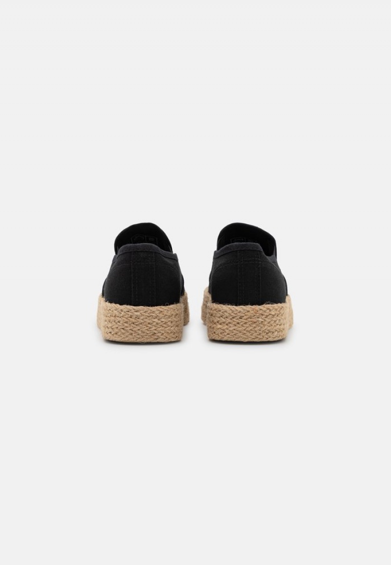 Anna Field Cheap Espadrilles Naisten Matalat Kengät Mustat | FI-2015948-BG