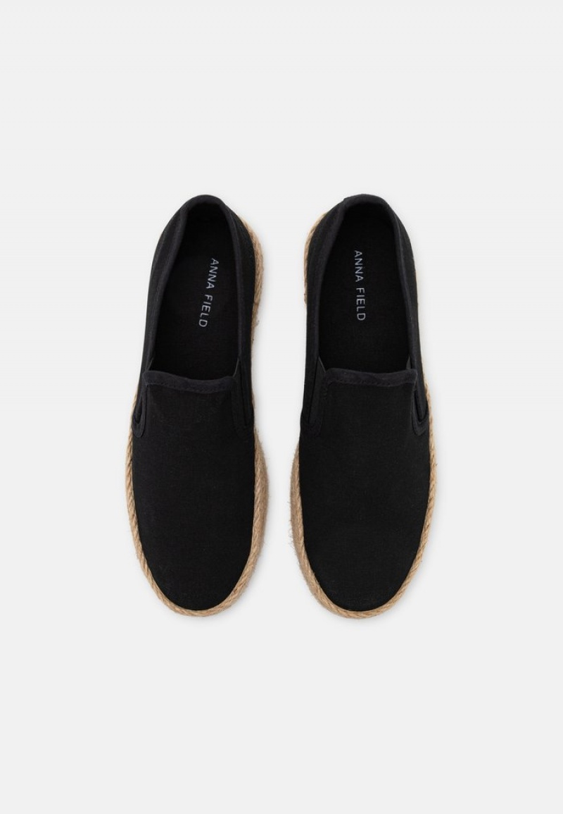 Anna Field Cheap Espadrilles Naisten Matalat Kengät Mustat | FI-2015948-BG