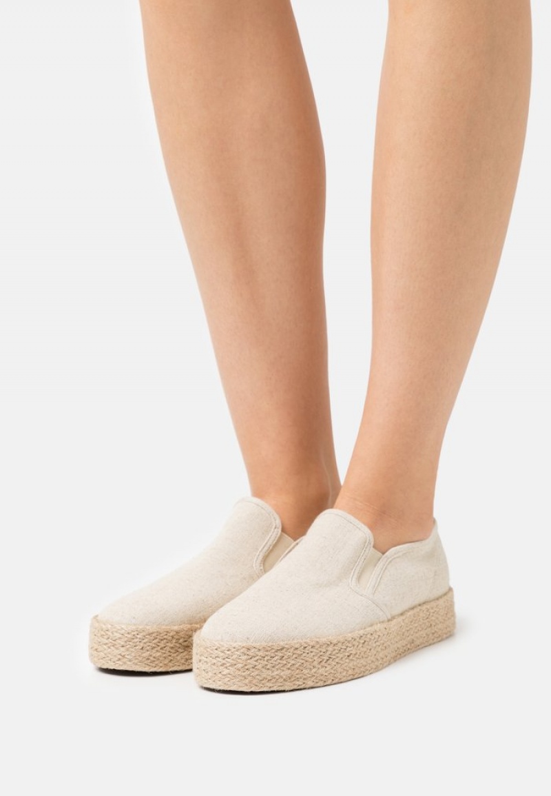 Anna Field Cheap Espadrilles Naisten Matalat Kengät Beige | FI-8560927-PC