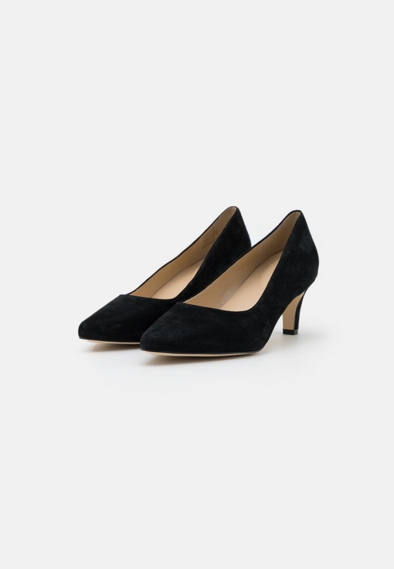 Anna Field Cheap Leather Mukavuus Classic Heels Naisten Korkokengät Mustat | FI-6807354-HQ