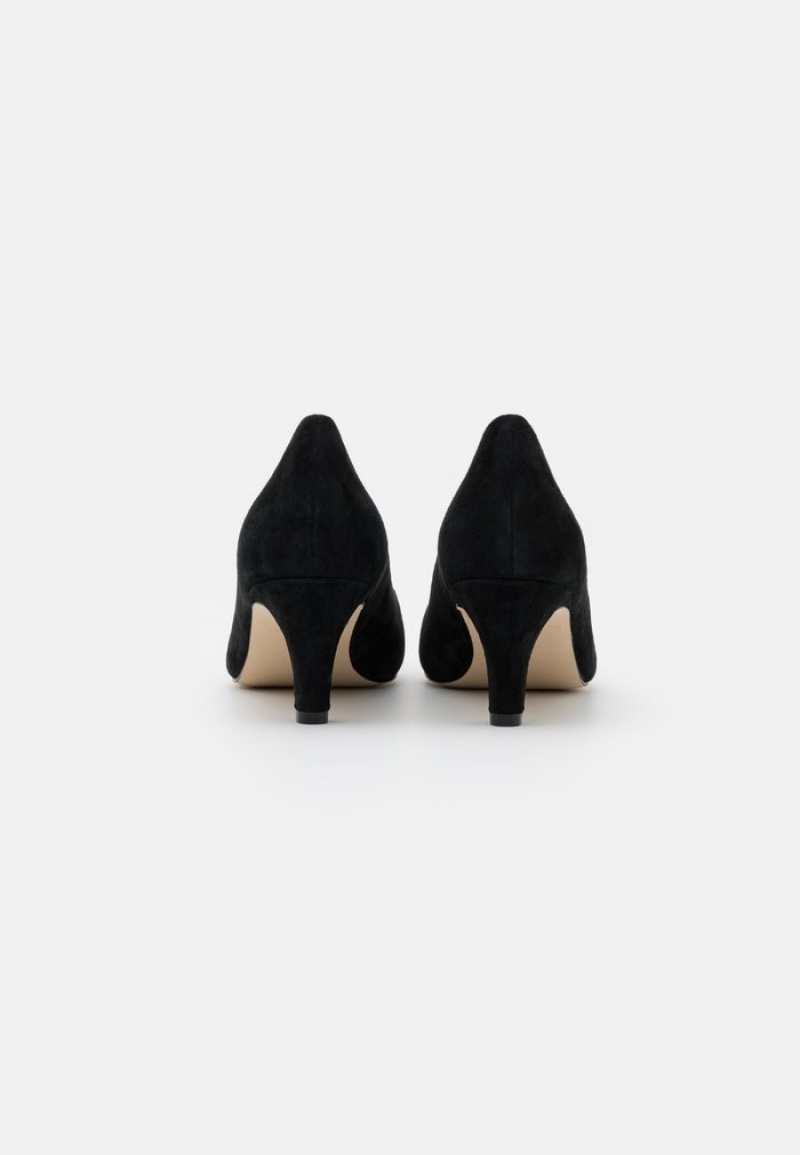 Anna Field Cheap Leather Mukavuus Classic Heels Naisten Korkokengät Mustat | FI-6807354-HQ