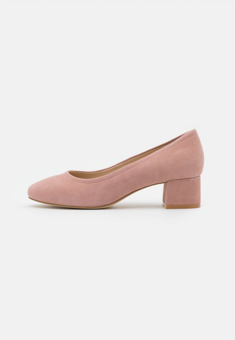 Anna Field Cheapest Leather Mukavuus Classic Heels Naisten Korkokengät Pinkki | FI-1897524-MX