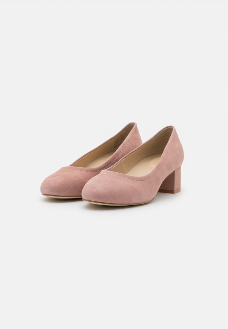 Anna Field Cheapest Leather Mukavuus Classic Heels Naisten Korkokengät Pinkki | FI-1897524-MX