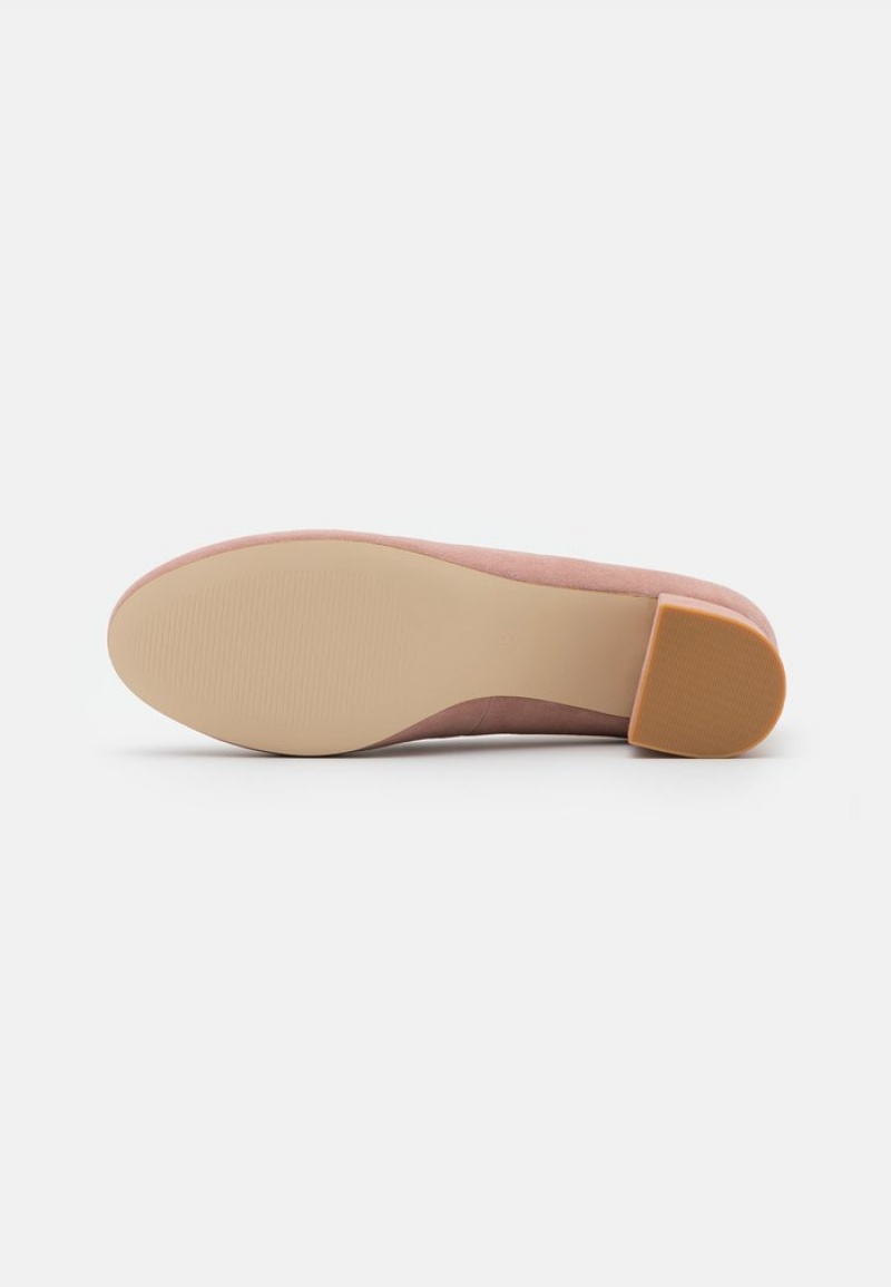 Anna Field Cheapest Leather Mukavuus Classic Heels Naisten Korkokengät Pinkki | FI-1897524-MX