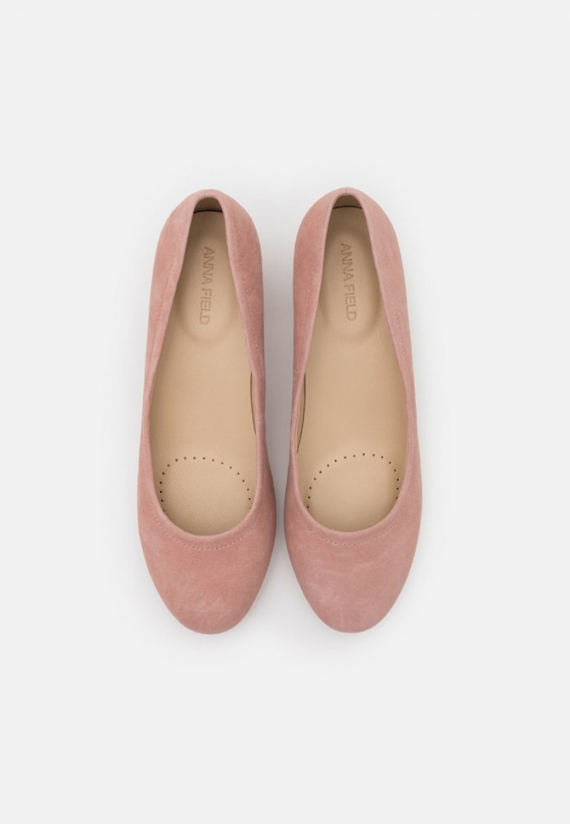 Anna Field Cheapest Leather Mukavuus Classic Heels Naisten Korkokengät Pinkki | FI-1897524-MX