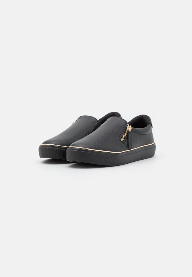 Anna Field Cheapest Mukavuus Slip-Ons Naisten Matalat Kengät Mustat | FI-1625704-SD