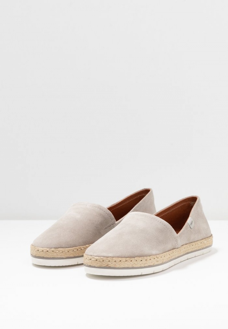 Anna Field Coupon Leather Espadrilles Naisten Matalat Kengät Harmaat | FI-5938267-IJ