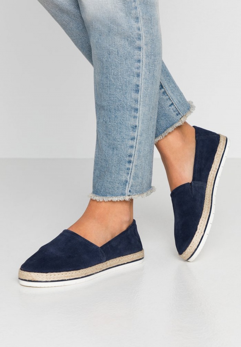 Anna Field Coupon Leather Espadrilles Naisten Matalat Kengät Tummansininen | FI-8426039-OQ