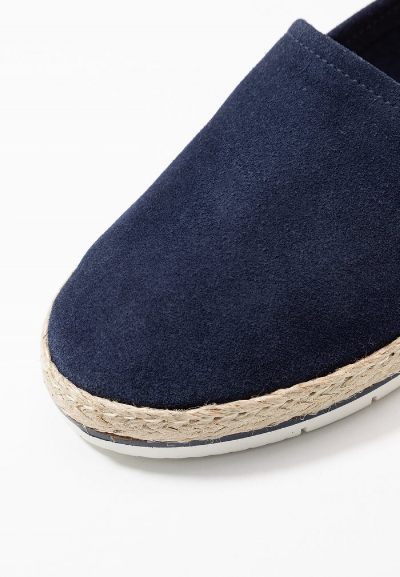 Anna Field Coupon Leather Espadrilles Naisten Matalat Kengät Tummansininen | FI-8426039-OQ