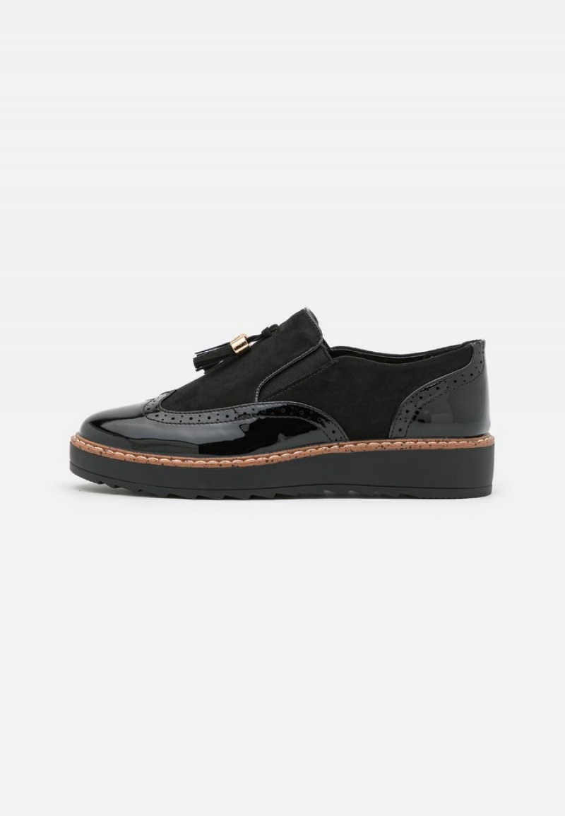 Anna Field Coupon Slip-Ons Naisten Matalat Kengät Mustat | FI-4683957-ZP