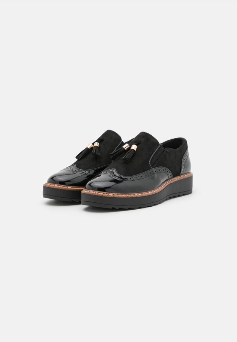 Anna Field Coupon Slip-Ons Naisten Matalat Kengät Mustat | FI-4683957-ZP