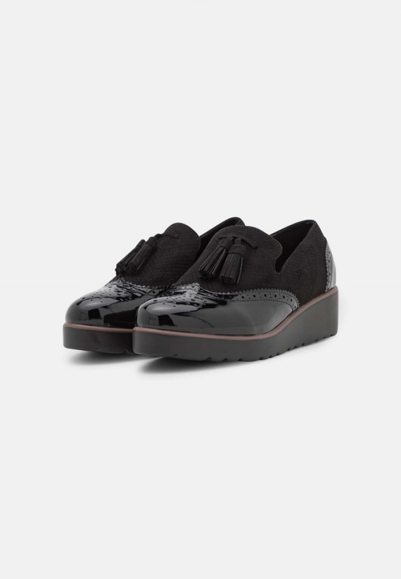 Anna Field Coupon Slip-Ons Naisten Matalat Kengät Mustat | FI-2387549-KN