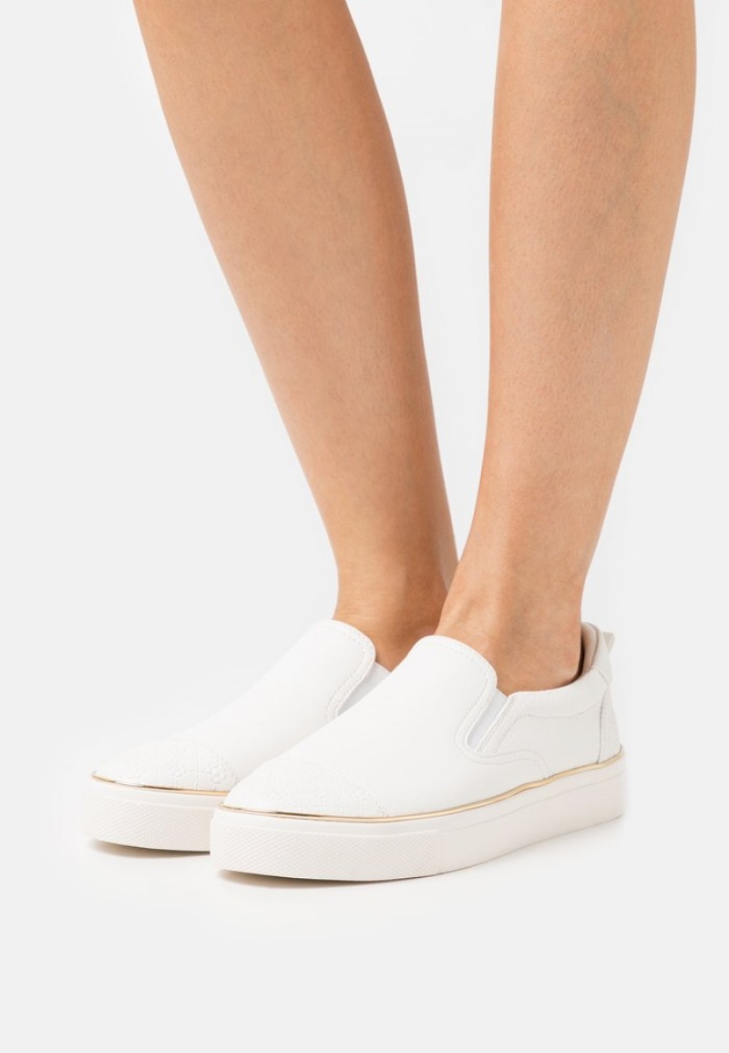 Anna Field Deals Slip-Ons Naisten Matalat Kengät Valkoinen | FI-4176238-GD