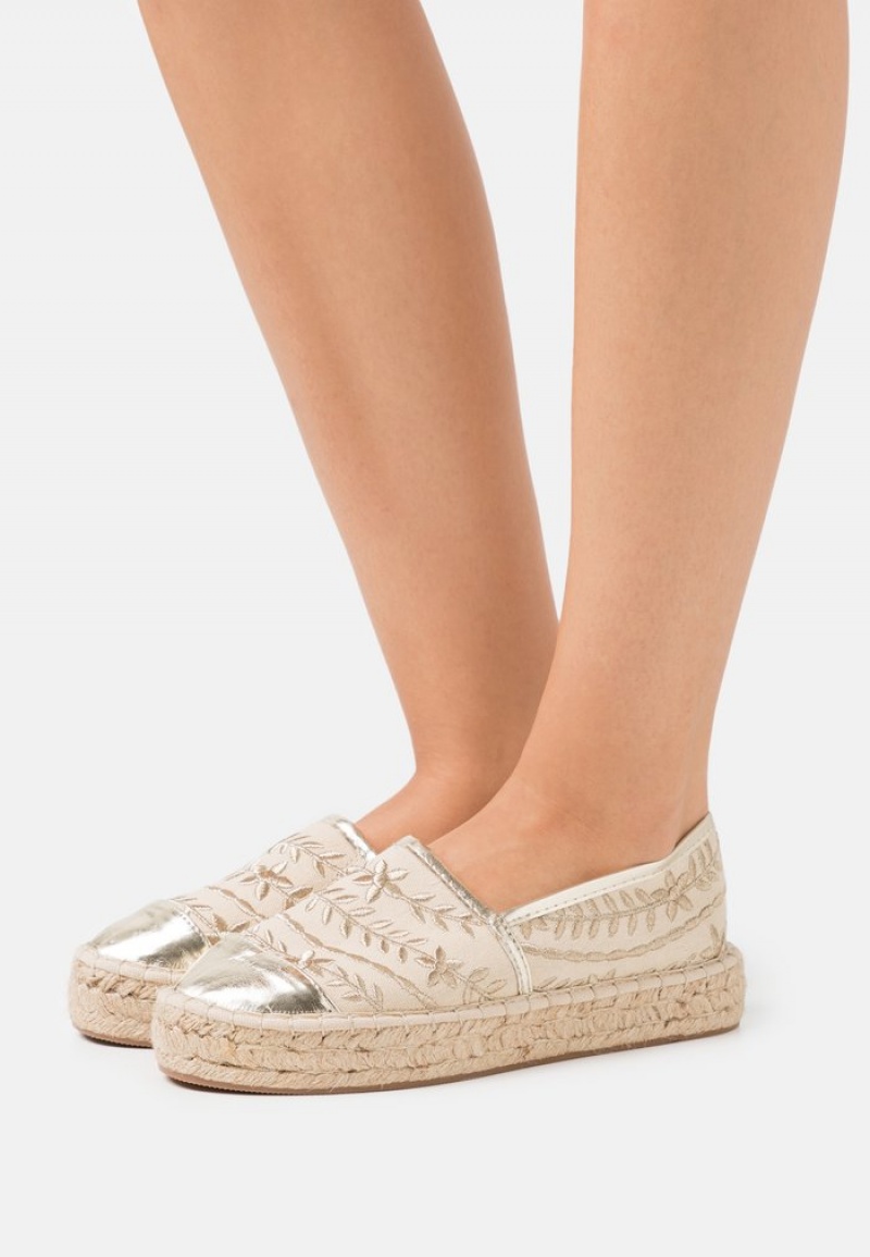 Anna Field Discount Espadrilles Naisten Matalat Kengät Kultaiset | FI-4058169-LT